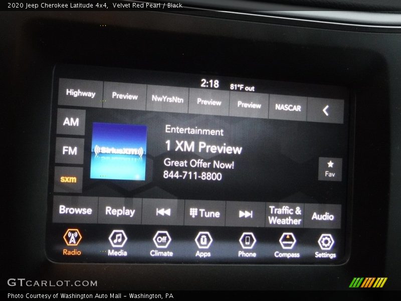 Velvet Red Pearl / Black 2020 Jeep Cherokee Latitude 4x4