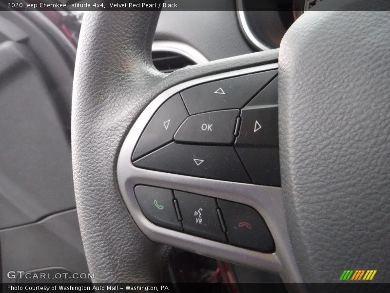 Velvet Red Pearl / Black 2020 Jeep Cherokee Latitude 4x4