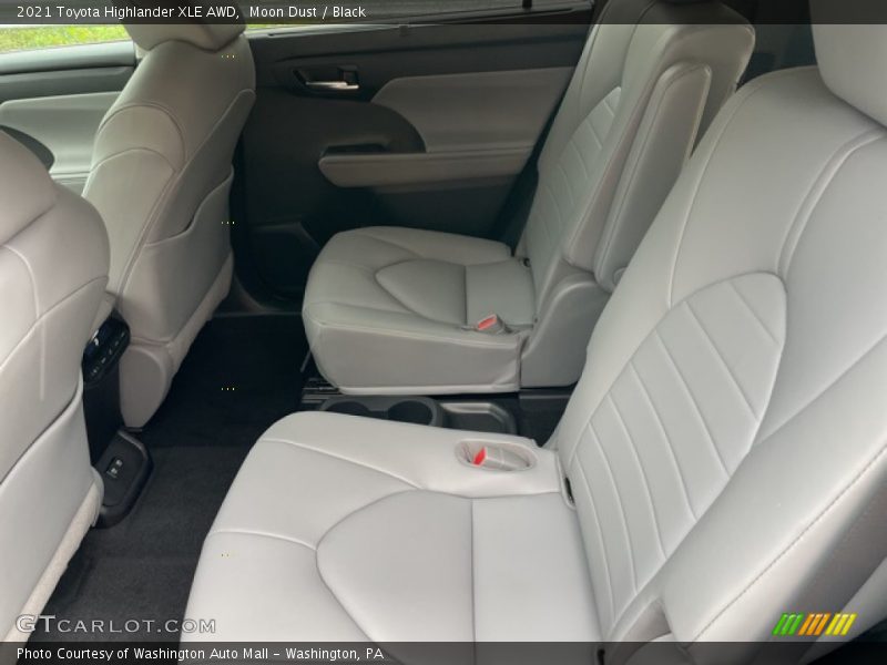 Rear Seat of 2021 Highlander XLE AWD