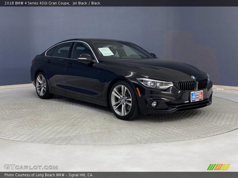 Jet Black / Black 2018 BMW 4 Series 430i Gran Coupe