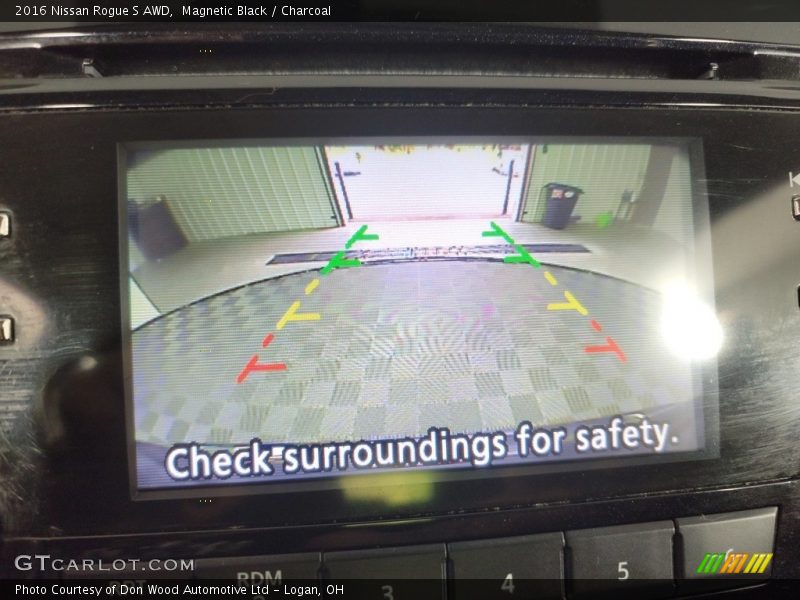 Magnetic Black / Charcoal 2016 Nissan Rogue S AWD