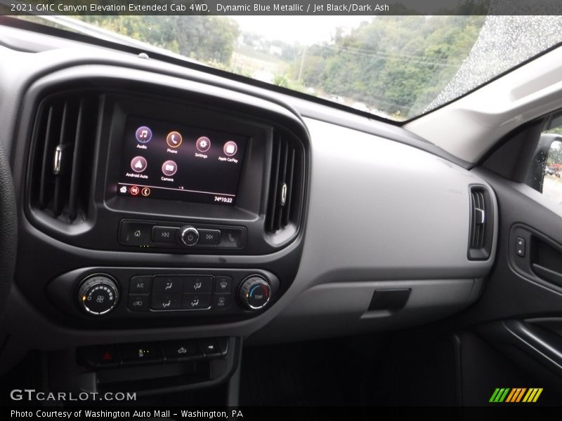 Dynamic Blue Metallic / Jet Black/Dark Ash 2021 GMC Canyon Elevation Extended Cab 4WD