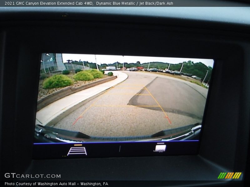 Dynamic Blue Metallic / Jet Black/Dark Ash 2021 GMC Canyon Elevation Extended Cab 4WD