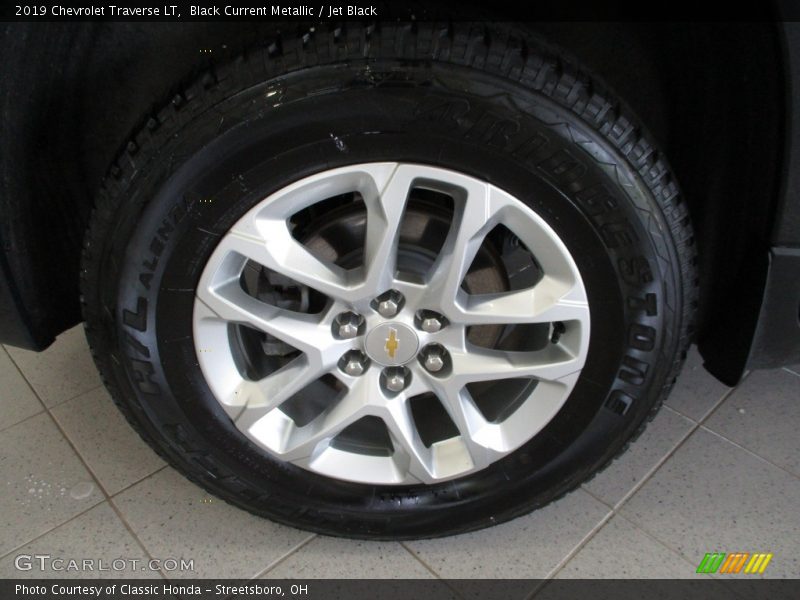 Black Current Metallic / Jet Black 2019 Chevrolet Traverse LT