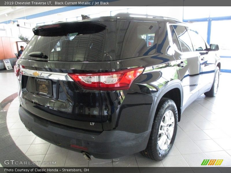 Black Current Metallic / Jet Black 2019 Chevrolet Traverse LT