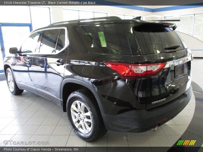 Black Current Metallic / Jet Black 2019 Chevrolet Traverse LT