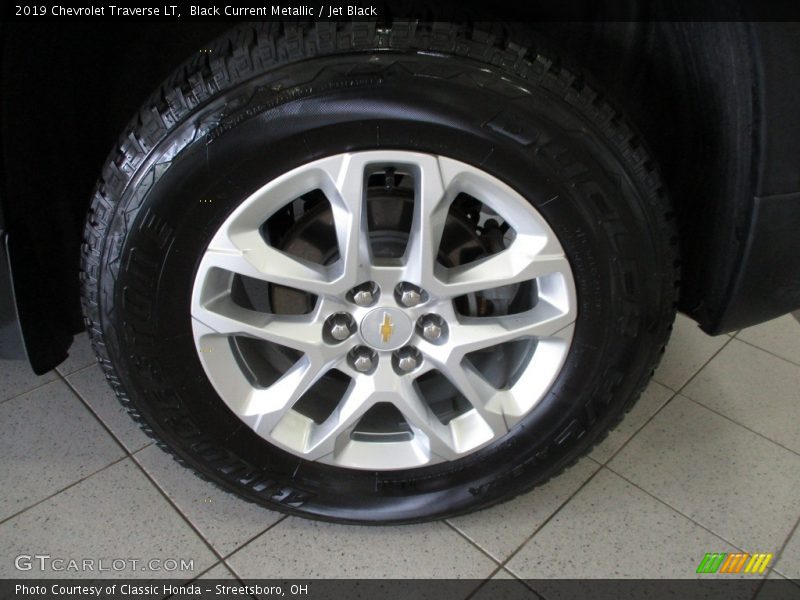 Black Current Metallic / Jet Black 2019 Chevrolet Traverse LT
