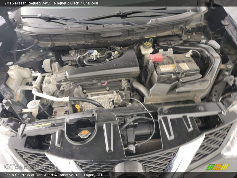 Magnetic Black / Charcoal 2016 Nissan Rogue S AWD