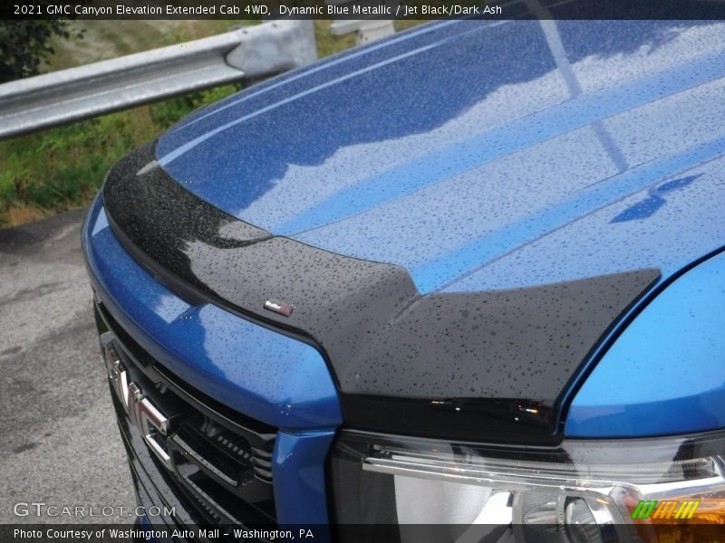 Dynamic Blue Metallic / Jet Black/Dark Ash 2021 GMC Canyon Elevation Extended Cab 4WD