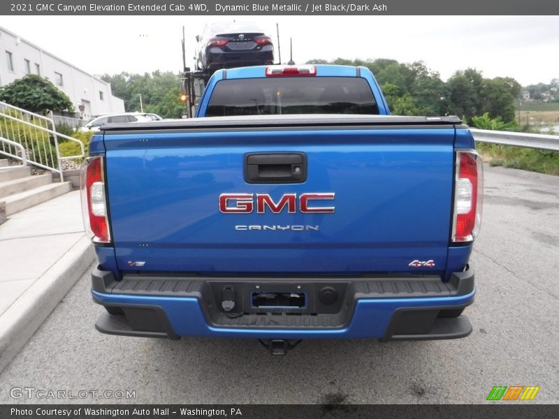 Dynamic Blue Metallic / Jet Black/Dark Ash 2021 GMC Canyon Elevation Extended Cab 4WD