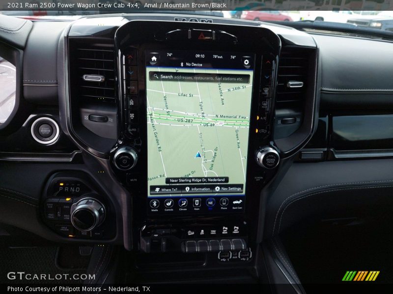Navigation of 2021 2500 Power Wagon Crew Cab 4x4