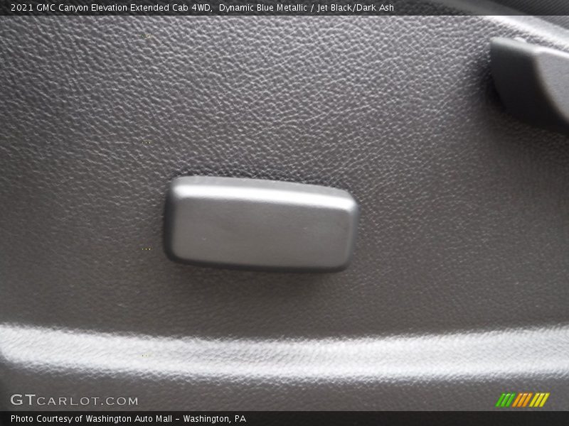 Dynamic Blue Metallic / Jet Black/Dark Ash 2021 GMC Canyon Elevation Extended Cab 4WD