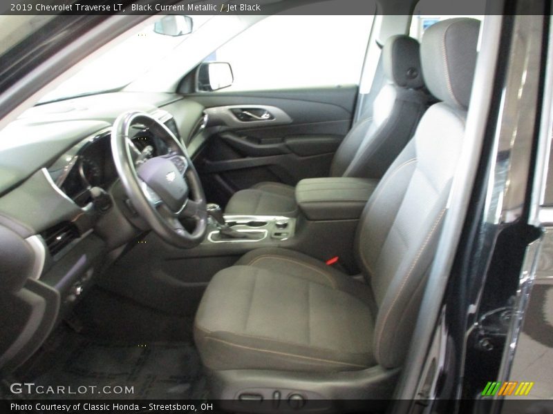 Black Current Metallic / Jet Black 2019 Chevrolet Traverse LT