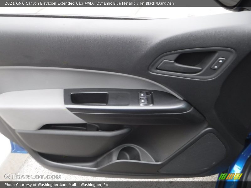 Dynamic Blue Metallic / Jet Black/Dark Ash 2021 GMC Canyon Elevation Extended Cab 4WD