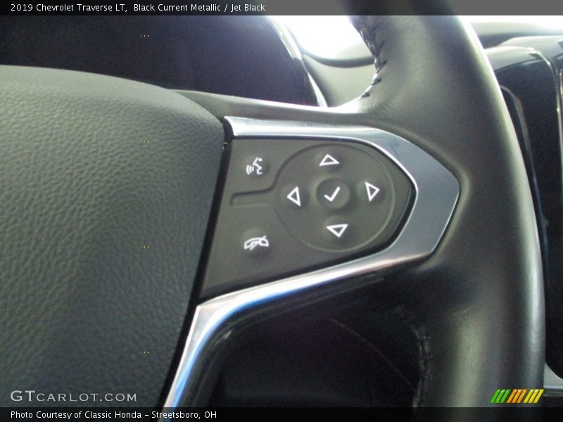 Black Current Metallic / Jet Black 2019 Chevrolet Traverse LT