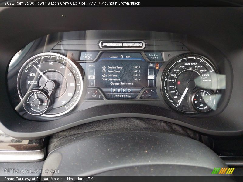  2021 2500 Power Wagon Crew Cab 4x4 Power Wagon Crew Cab 4x4 Gauges