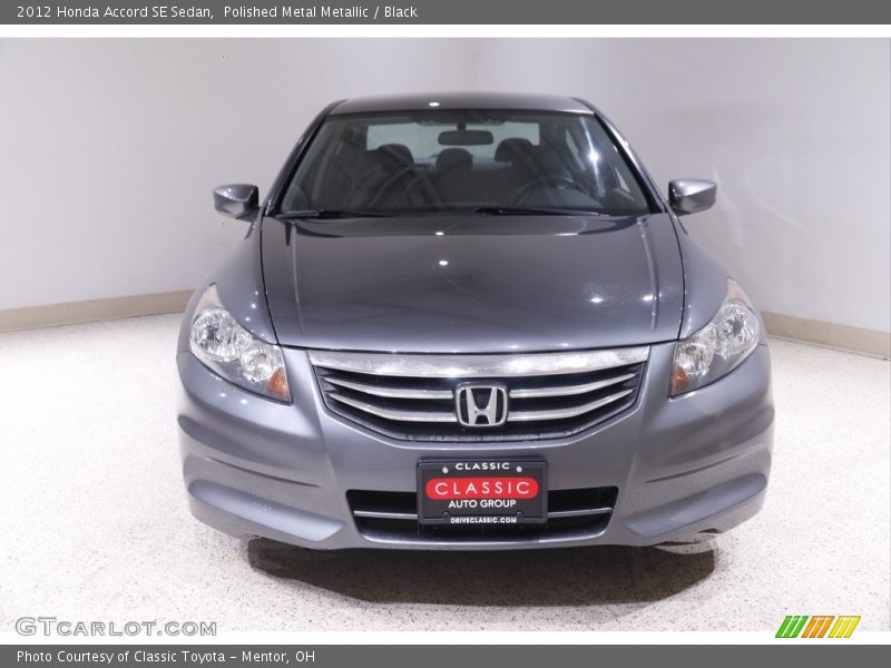 Polished Metal Metallic / Black 2012 Honda Accord SE Sedan