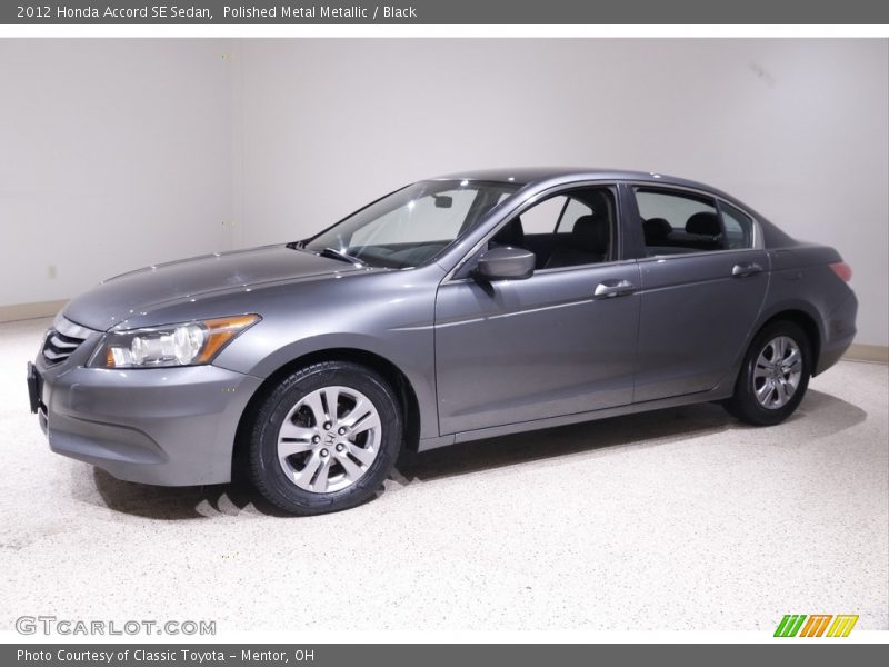 Polished Metal Metallic / Black 2012 Honda Accord SE Sedan