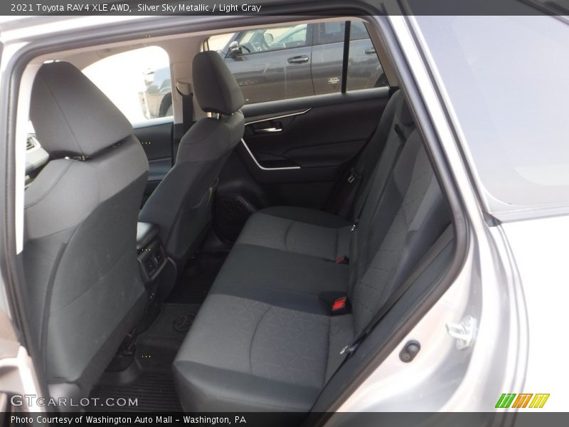 Silver Sky Metallic / Light Gray 2021 Toyota RAV4 XLE AWD
