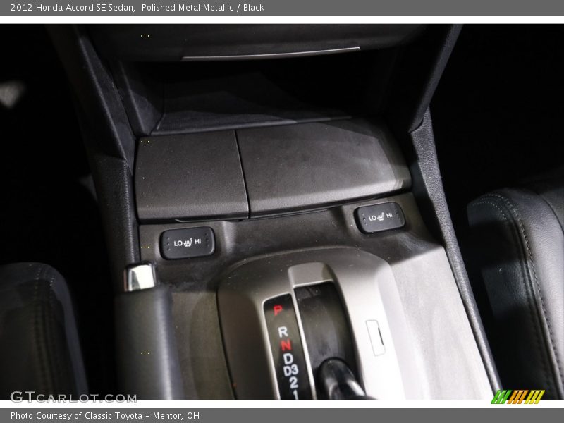 Polished Metal Metallic / Black 2012 Honda Accord SE Sedan