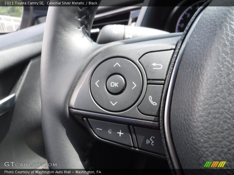 Celestial Silver Metallic / Black 2021 Toyota Camry SE