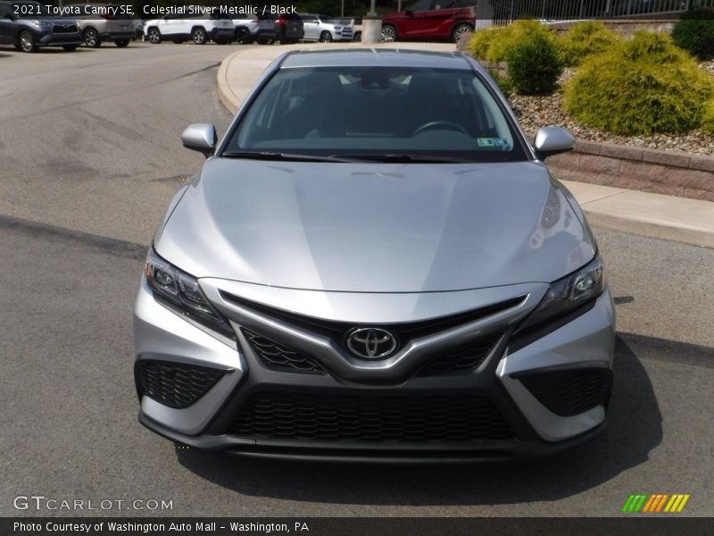 Celestial Silver Metallic / Black 2021 Toyota Camry SE