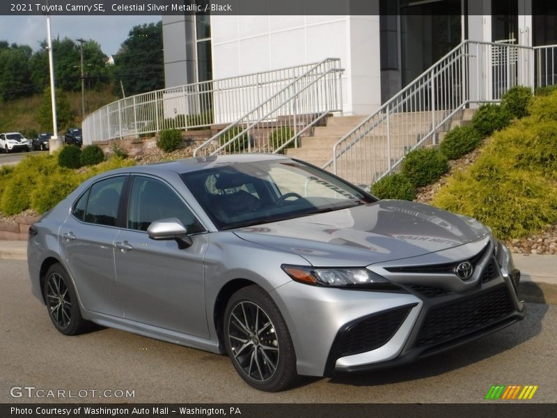 Celestial Silver Metallic / Black 2021 Toyota Camry SE