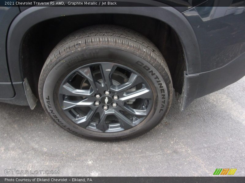 Graphite Metallic / Jet Black 2021 Chevrolet Traverse RS AWD