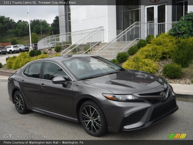 Predawn Gray Mica / Black 2021 Toyota Camry SE