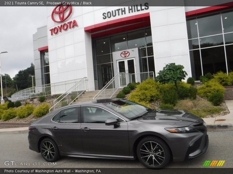 Predawn Gray Mica / Black 2021 Toyota Camry SE
