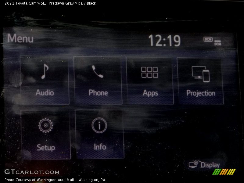 Predawn Gray Mica / Black 2021 Toyota Camry SE
