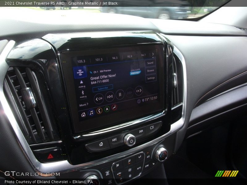 Graphite Metallic / Jet Black 2021 Chevrolet Traverse RS AWD