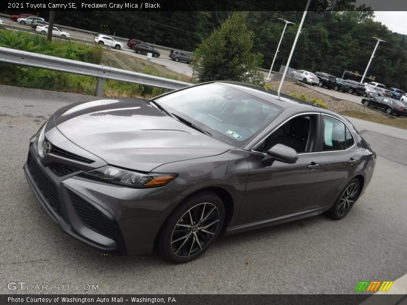 Predawn Gray Mica / Black 2021 Toyota Camry SE