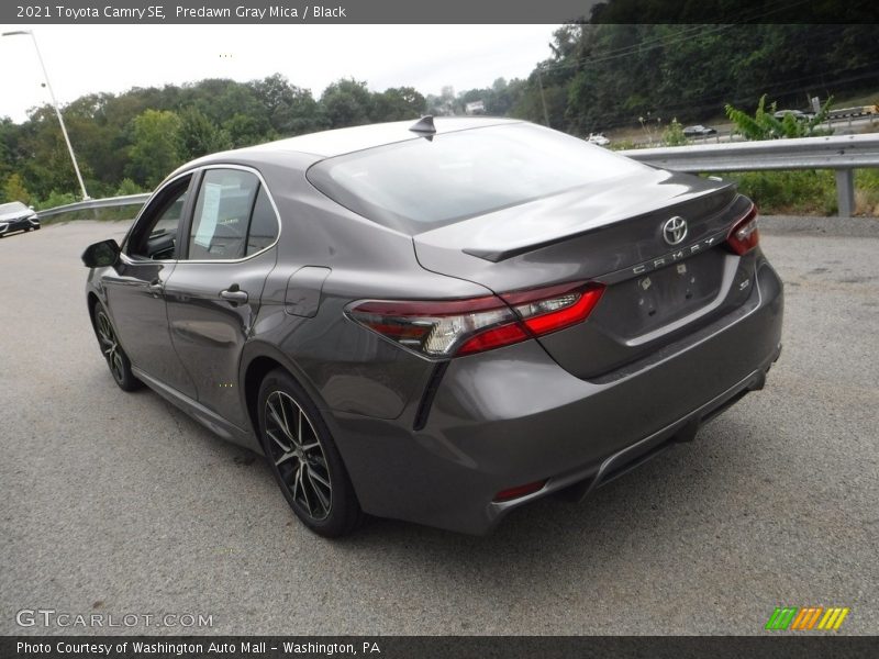 Predawn Gray Mica / Black 2021 Toyota Camry SE