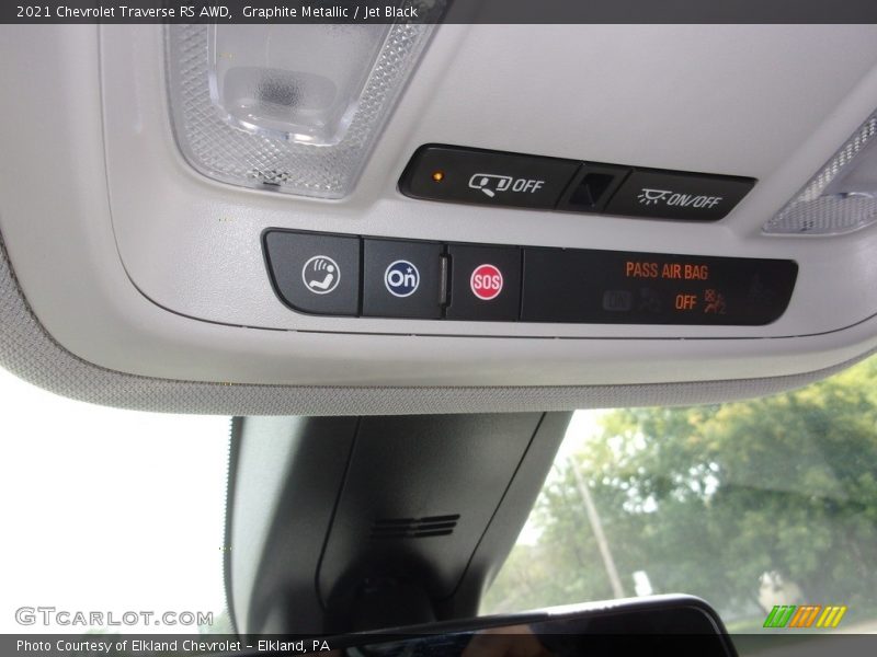 Graphite Metallic / Jet Black 2021 Chevrolet Traverse RS AWD
