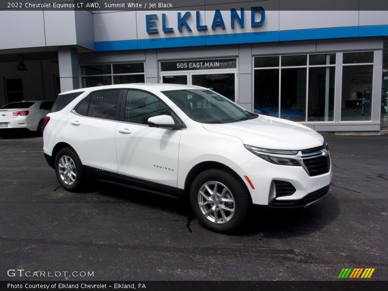 Summit White / Jet Black 2022 Chevrolet Equinox LT AWD