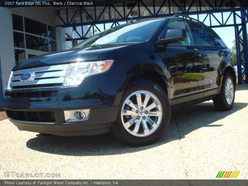 Black / Charcoal Black 2007 Ford Edge SEL Plus