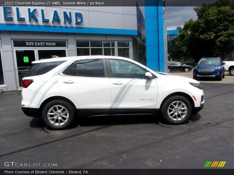 Summit White / Jet Black 2022 Chevrolet Equinox LT AWD