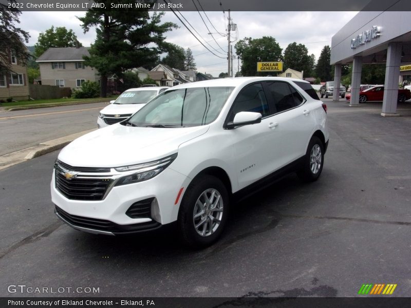 Summit White / Jet Black 2022 Chevrolet Equinox LT AWD