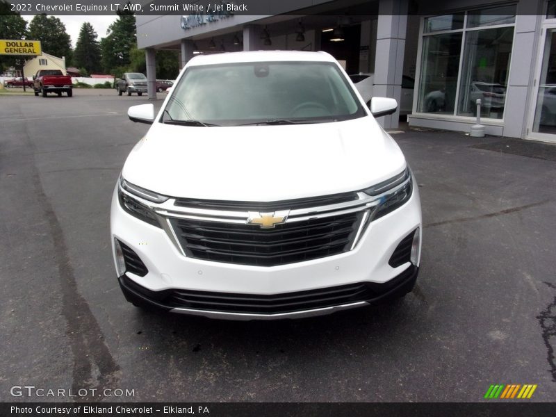 Summit White / Jet Black 2022 Chevrolet Equinox LT AWD