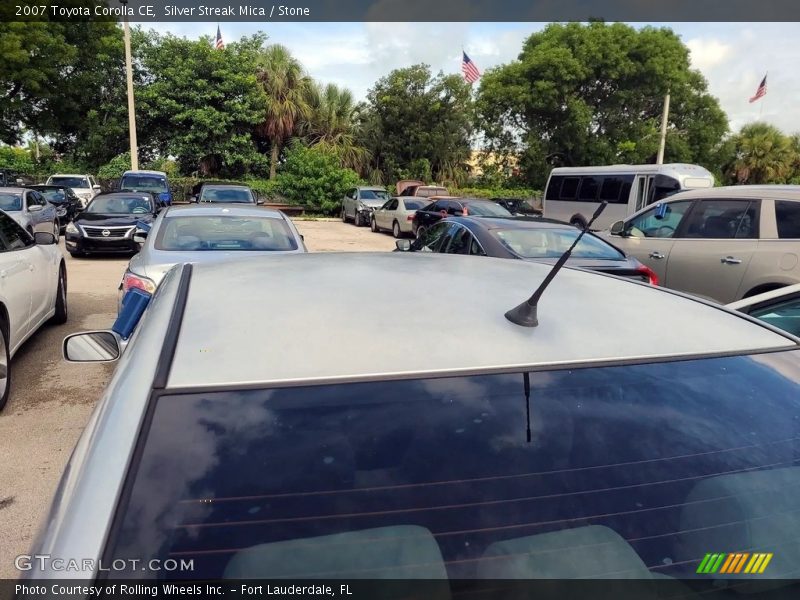 Silver Streak Mica / Stone 2007 Toyota Corolla CE