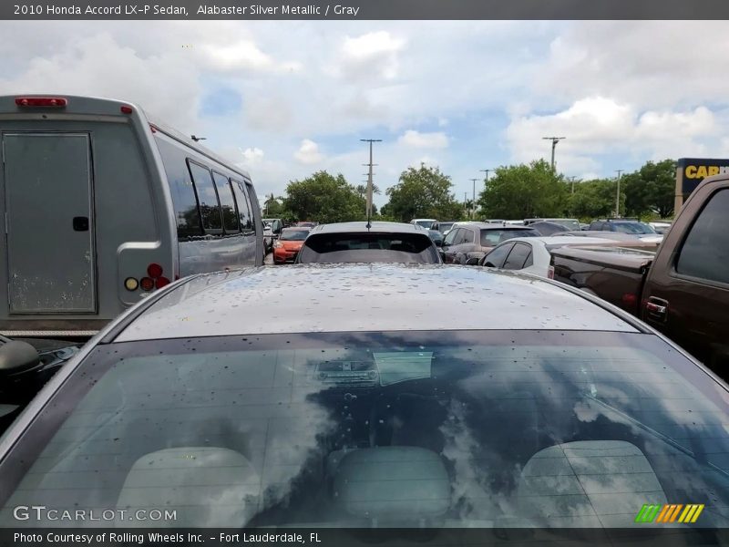 Alabaster Silver Metallic / Gray 2010 Honda Accord LX-P Sedan