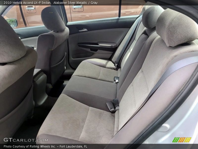 Alabaster Silver Metallic / Gray 2010 Honda Accord LX-P Sedan