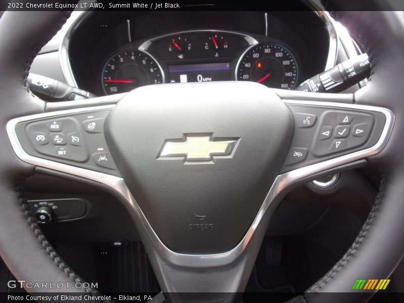 Summit White / Jet Black 2022 Chevrolet Equinox LT AWD