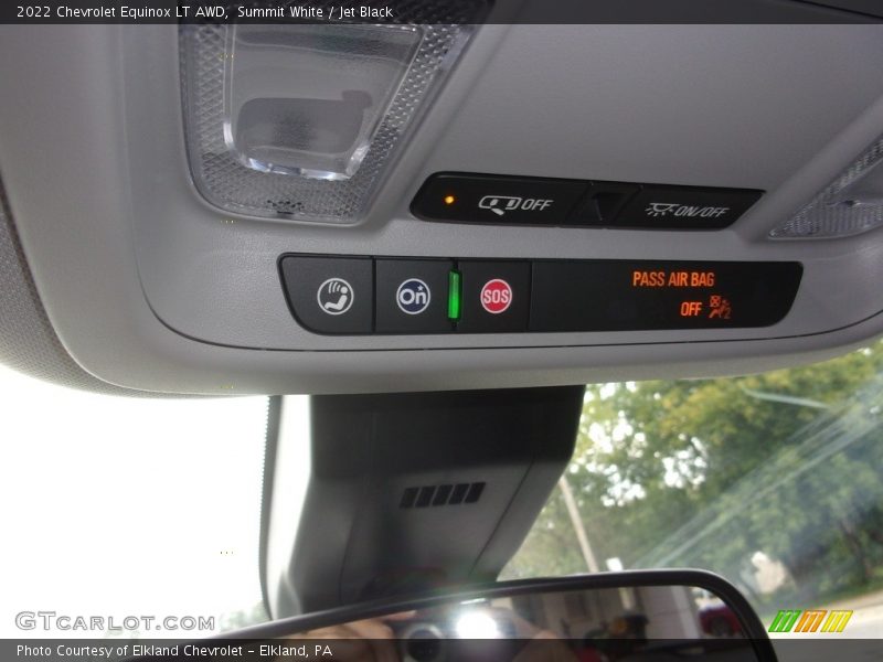 Summit White / Jet Black 2022 Chevrolet Equinox LT AWD