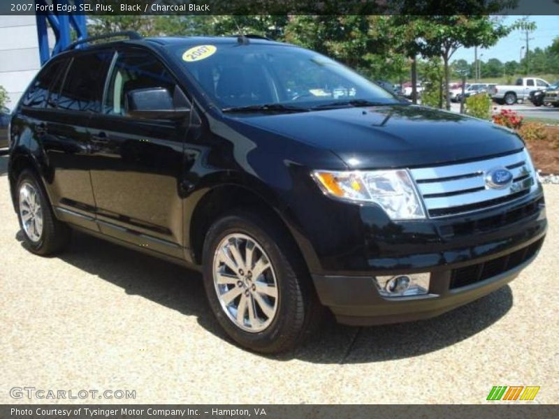 Black / Charcoal Black 2007 Ford Edge SEL Plus