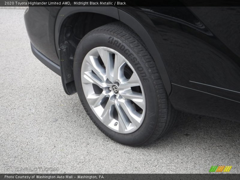 Midnight Black Metallic / Black 2020 Toyota Highlander Limited AWD
