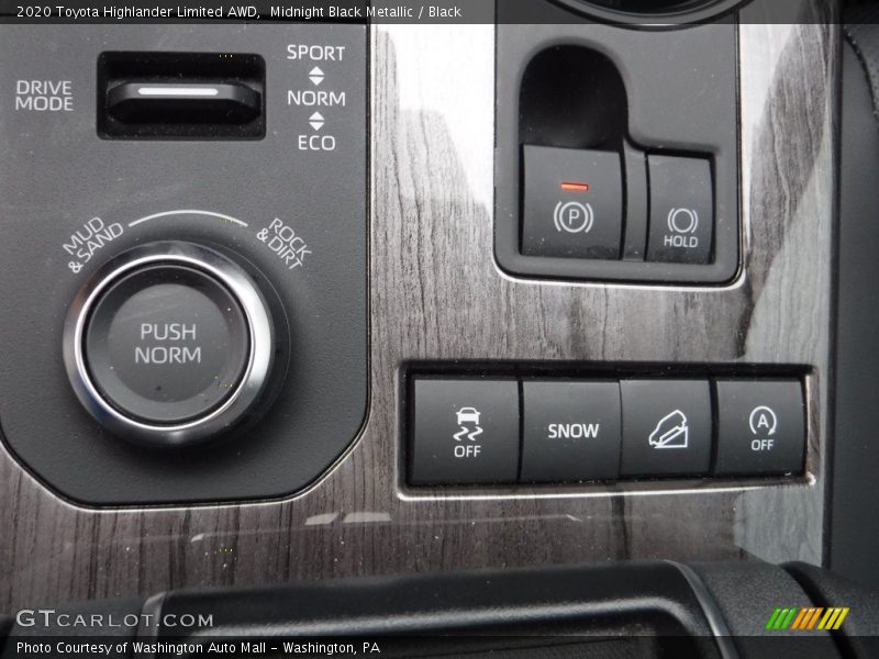 Midnight Black Metallic / Black 2020 Toyota Highlander Limited AWD