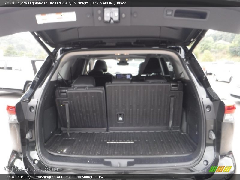 Midnight Black Metallic / Black 2020 Toyota Highlander Limited AWD