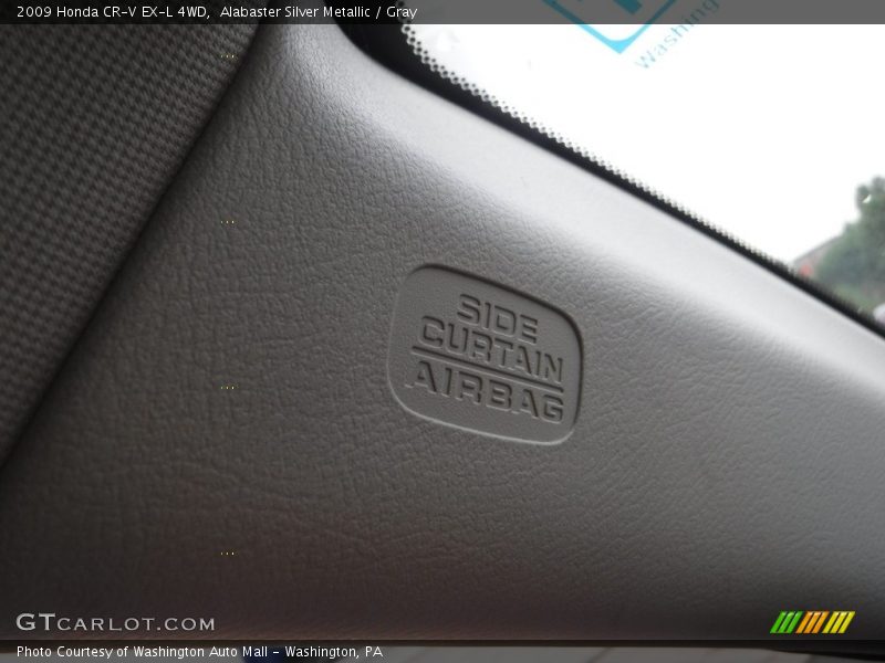 Alabaster Silver Metallic / Gray 2009 Honda CR-V EX-L 4WD